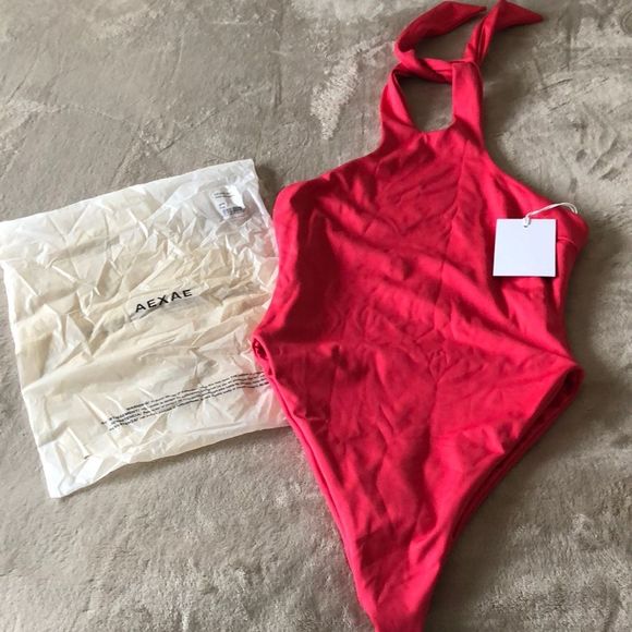 AEXAE Twist One Piece Swimsuit NWT - Picture 4 of 10